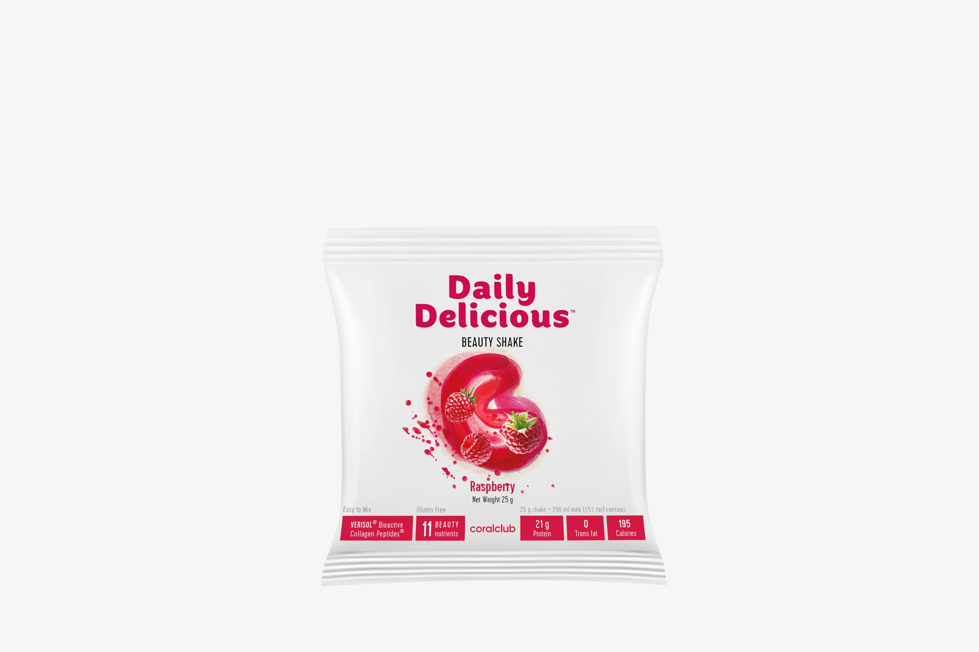 Daily Delicious Beauty Shake o smaku malinowym